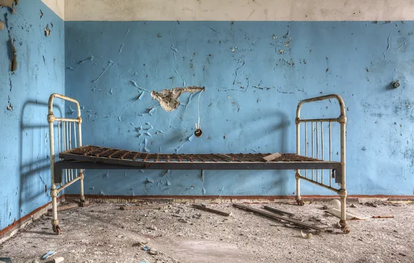 Фон, комната, кровать