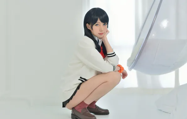 Asian, model, women, cosplay, Nagisa, Takarada Rikka