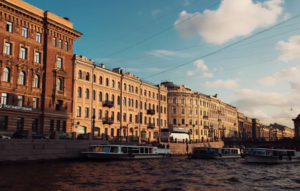 Картинка река, канал, Russia, питер, санкт-петербург, St. Petersburg