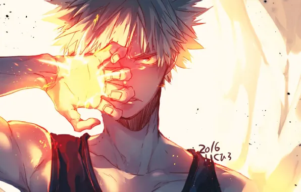 Аниме, арт, герой, парень, Boku no Hero Academia, Моя геройская академия