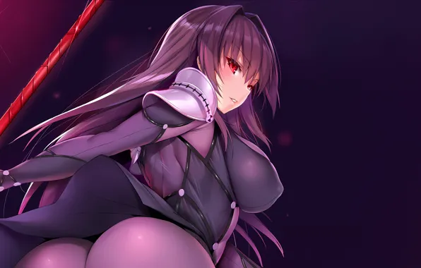 Girl, sexy, ass, cleavage, long hair, dress, boobs, anime