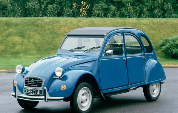 Картинка синий, Citroën, Special, 2CV6, 1975–90