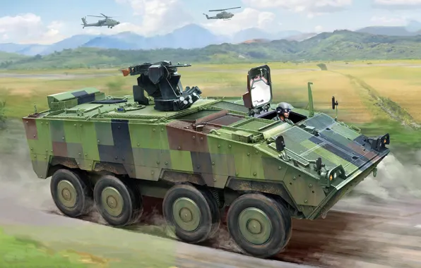 Картинка бронированная машина, Yunpao, CM-32, Taiwan Infantry Fighting Vehicle, TIFV, современная тайваньская многоцелевая, ВС Китайской Республики