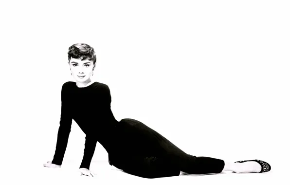 Картинка ретро, Одри Хепберн, Audrey Hepburn, икона стиля