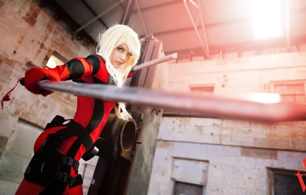 Девушка, girl, Deadpool, Marvel, Дэдпул, Марвел, Wanda Wilson, Lady Deadpool