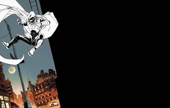 Комиксы, лунный рыцарь, moon knight