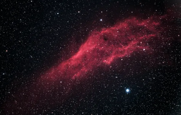 Персей, в созвездии, California Nebula, Туманность Калифорния