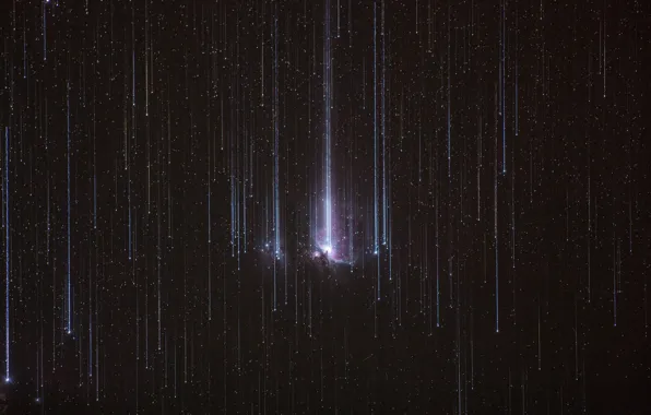 Dark, space, universe, sky, night, stars, cosmos, long exposure