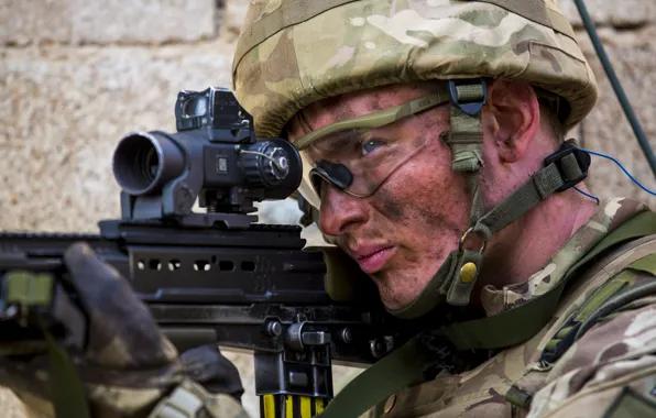 Картинка оружие, солдат, Royal Marine Commandos