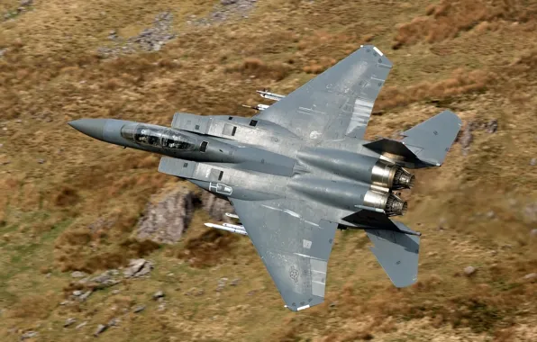 Картинка истребитель, Eagle, полёт, пилоты, F-15E