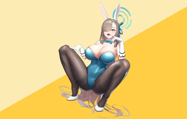 Girl, hot, sexy, anime, pretty, blonde, babe, bunny