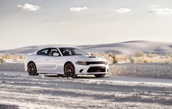 Белый, фото, Dodge, автомобиль, металлик, Charger, 2015, SRT Hellcat