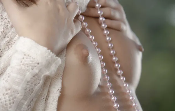 Sexy, blouse, nipples, tits, sensual, hands, breasts, nails