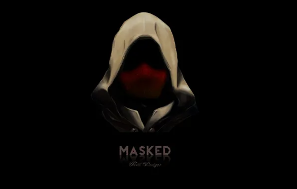 Картинка dark, silence, assassin, killer, hood, masked