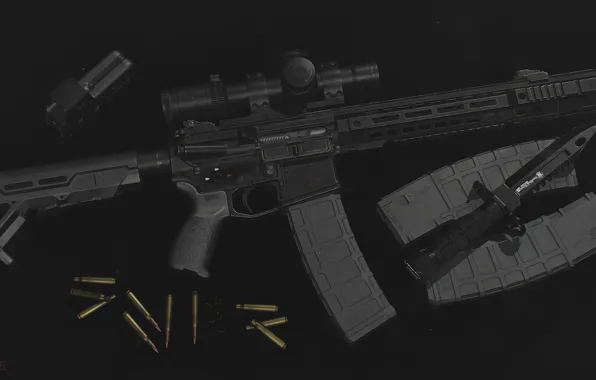 Картинка рендеринг, оружие, винтовка, weapon, render, custom, рендер, 3d art