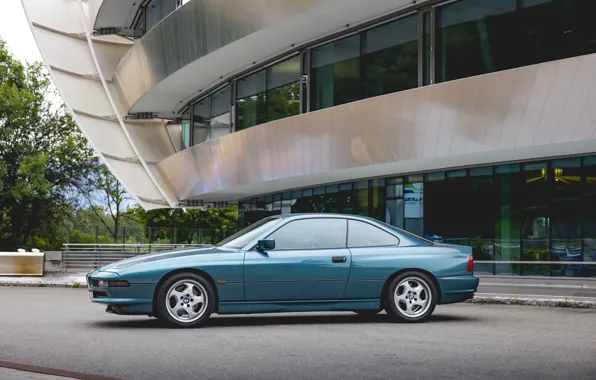 BMW, E31, side view, 8 Series, BMW 840 Ci M60 MT