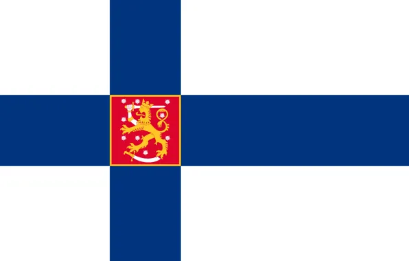 Картинка флаг, герб, fon, flag, финляндия, finland, coat of arms