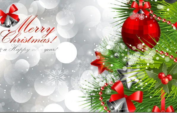 Wallpaper, holidays, Happy New Year, Merry Christmas