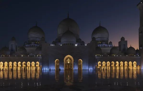 Abu Dhabi, United Arab Emirates, Sheikh Zayed Grand Mosque