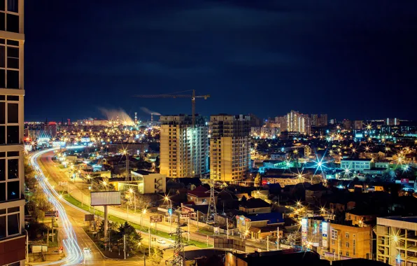 Ночь, Night, Краснодар, Krasnodar