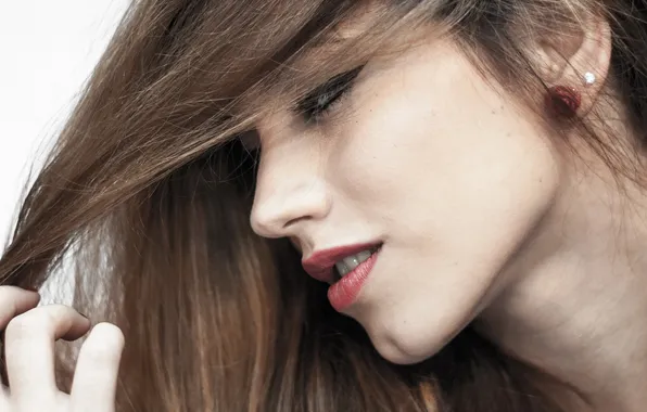 Девушка, фон, портрет