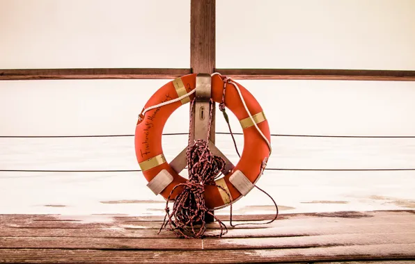 Картинка sea, ocean, water, lifebuoy, ring buoy, lifering, lifesaver, life donut