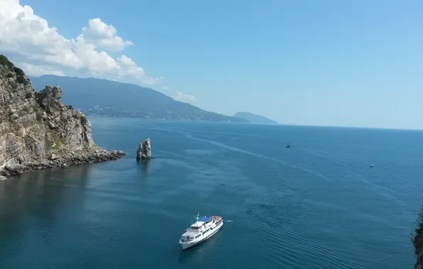 Море, природа, Крым, вид.