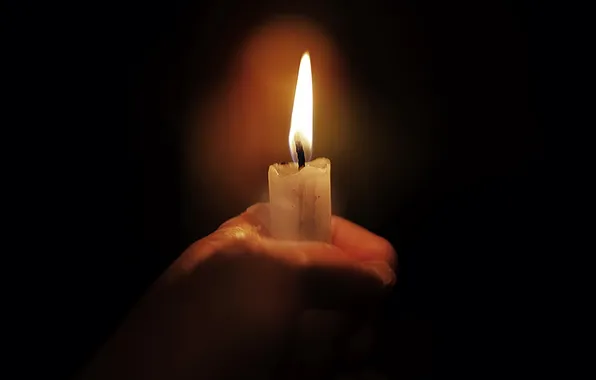 Картинка свет, рука, свеча