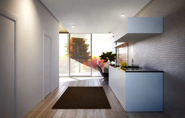 Room, interior, villa, kitchen