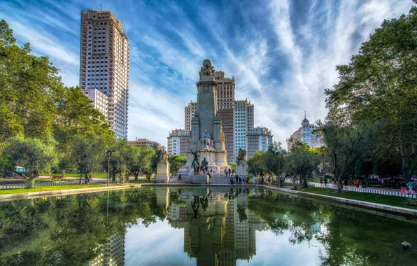 Испания, Madrid, Мадрид, Plaza de España