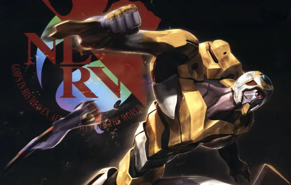 Anime, Neon Genesis Evangelion, Ева-00, NERV