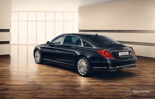 Картинка Mercedes-Benz, Maybach, мерседес, майбах, X222, S-class, 2015