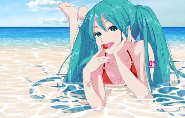 Girl, vocaloid, Miku