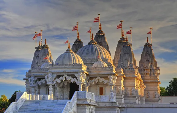 Лондон, London, Великoбритaния, BAPS Shri Swaminarayan Mandir