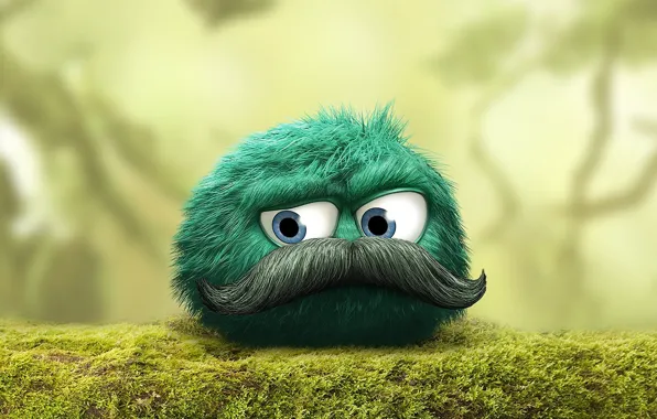 Green, Android, rock, game, nature, eyes, blue eyes, woods