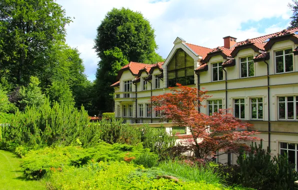 House, park, garden