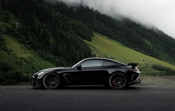 Mercedes, Brabus, AMG, спортивное купе, Mercedes-AMG, 2025, Mercedes-AMG GT 63 S E Performance, черный кузов