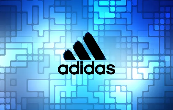 Голубой, адидас, Adidas
