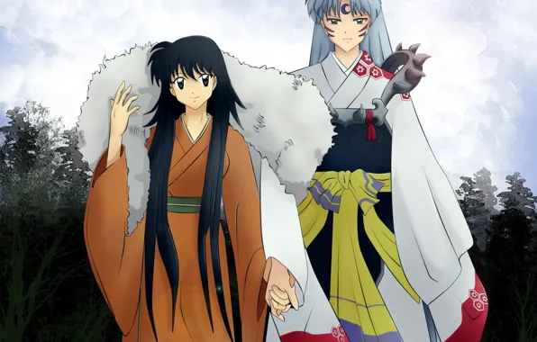 Rin, Inuyasha, Sesshomaru