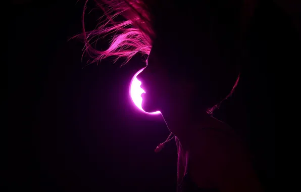 Девушка, свет, фон