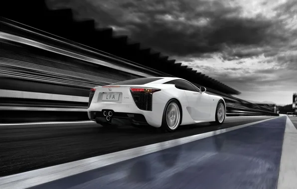 Картинка Lexus, LFA, Lexus LFA, rear view