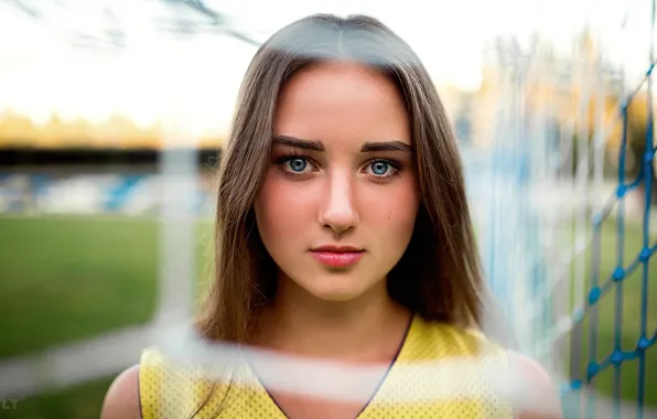 Girl, long hair, photo, photographer, blue eyes, model, lips, face