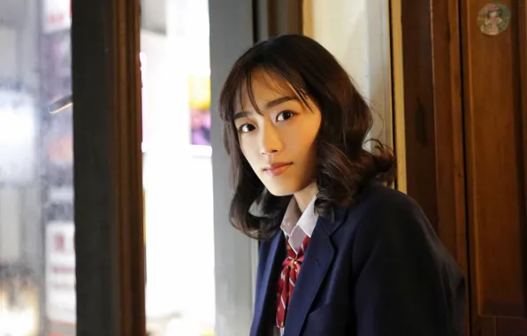 Asian, Model, Woman, Pretty, Japanese, Uniform