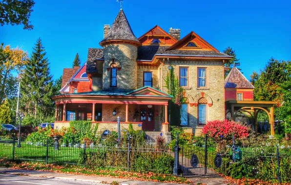 HDR, Канада, Canada, особняк, Niagara