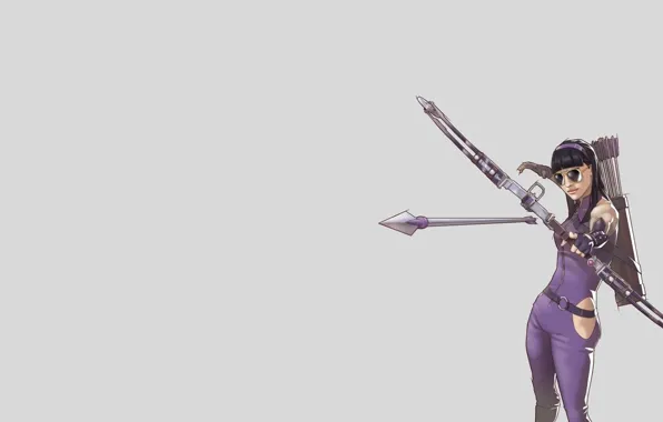 Лук, очки, стрела, Hawkeye, Соколиный Глаз, Кейт Бишоп, Kate Bishop