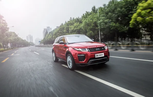 Car, wallpaper, Land Rover, Range Rover, road, auto, speed, Evoque