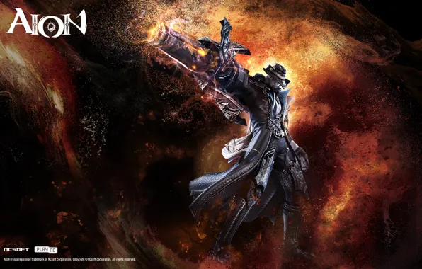Огонь, пушка, NCSOFT, Aion 4.0v, gunner