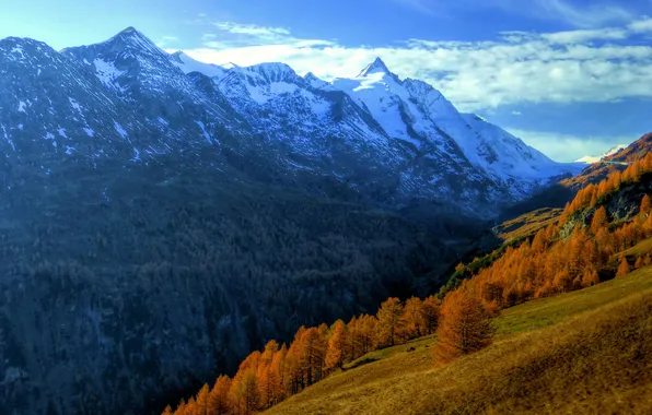 Autumn, mountain, Austrian Central Alps