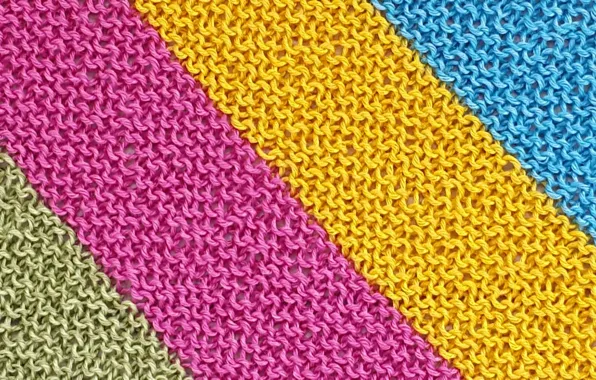 Полоски, текстура, вязание, разноцветные нити