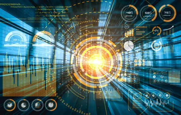 Информация, город, технологии, тоннель, Интернет, связь, hi-tech, загрузка